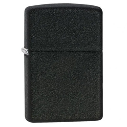Запальничка ZIPPO black crackle 236