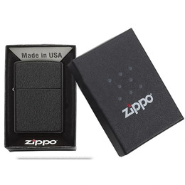 Запальничка ZIPPO black crackle 236. Фото 3