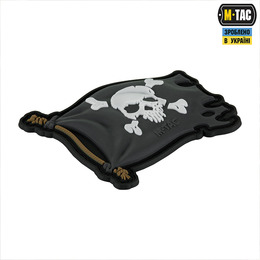 M-Tac нашивка Веселий Роджер PVC Black