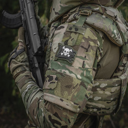 M-Tac нашивка Веселий Роджер PVC Olive/Black. Фото 4