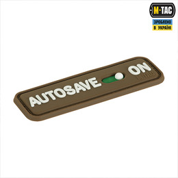 M-Tac нашивка Autosave PVC Coyote. Фото 2