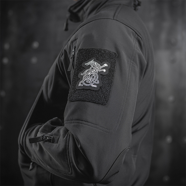 M-Tac нашивка Wolf (вишивка) Black. Фото 2