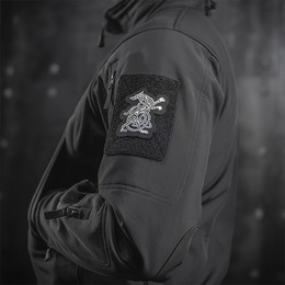 M-Tac нашивка Wolf (вишивка) Black