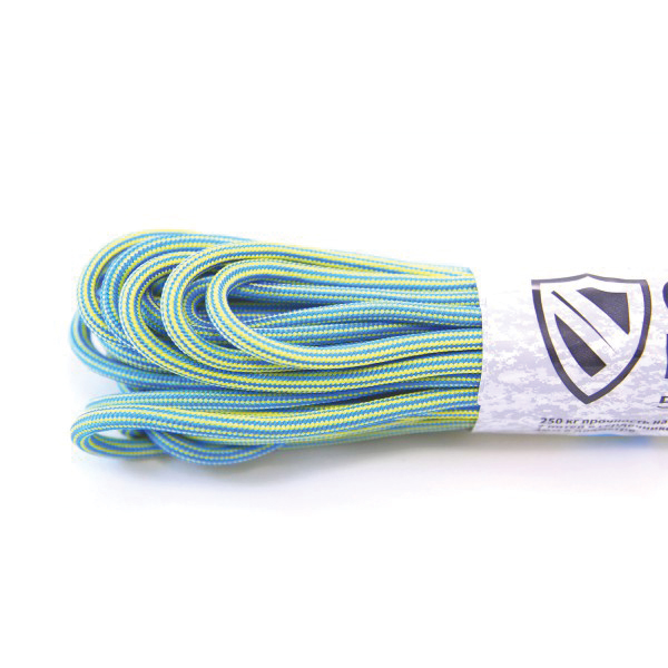 Guardian Paracord 550 Тype III Blue&Yellow Stripe 10 м. Фото 3