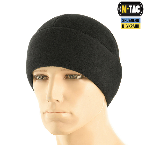 M-Tac шапка Watch Cap Premium фліс (250г/м2) with Slimtex Black 