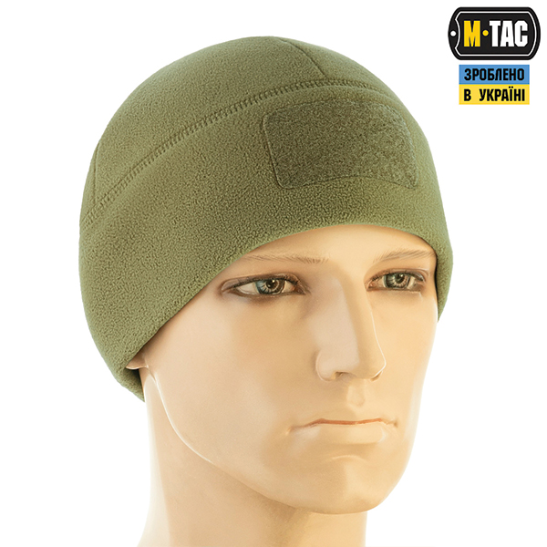 M-Tac шапка Watch Cap Elite фліс (320г/м2) з липучкою Tan. Фото 3