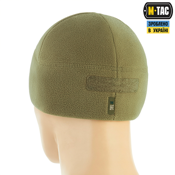 M-Tac шапка Watch Cap Elite фліс (320г/м2) з липучкою Tan. Фото 4