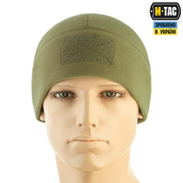 M-Tac шапка Watch Cap Elite фліс (320г/м2) з липучкою Tan