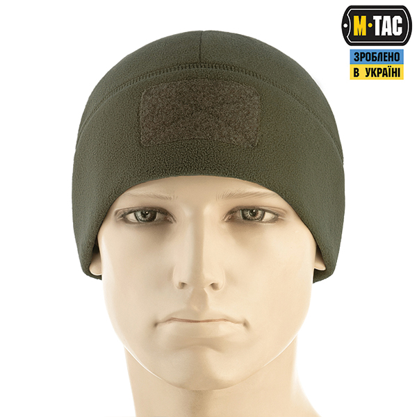 M-Tac шапка Watch Cap Elite фліс (320г/м2) з липучкою Dark Olive . Фото 2