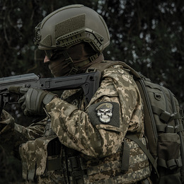 M-Tac нашивка Череп у береті (ГУР МО)