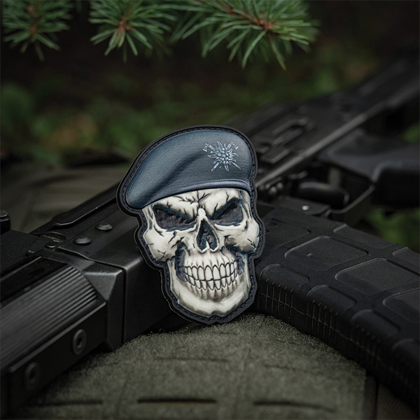 M-Tac нашивка Череп у береті (Гірська піхота). Фото 4