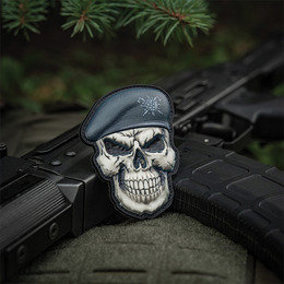 M-Tac нашивка Череп у береті (Гірська піхота). Фото 4