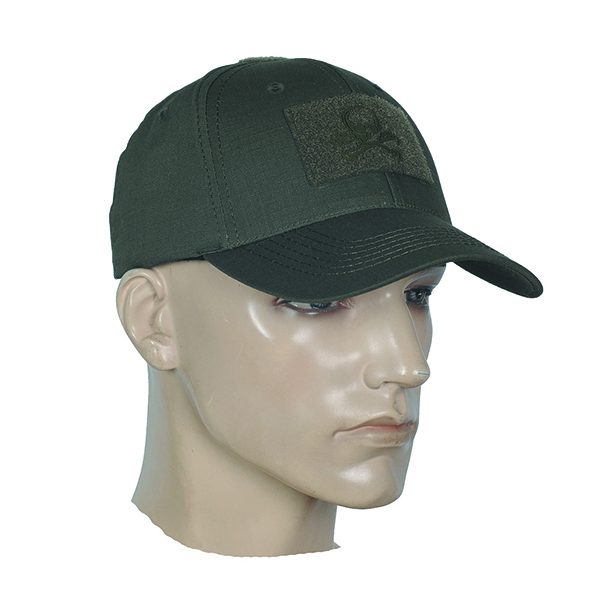 M-Tac бейсболка тактична Flex ріп-стоп Pirate Skull Army Olive. Фото 3