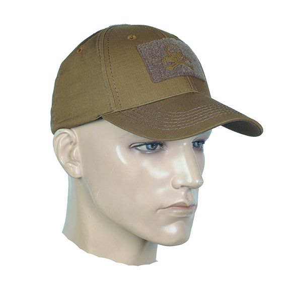 M-Tac бейсболка тактична Flex ріп-стоп Pirate Skull Coyote Brown. Фото 3