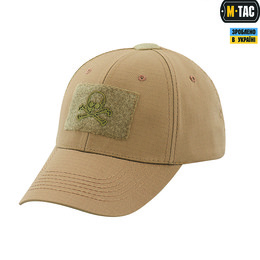 M-Tac бейсболка тактична Flex ріп-стоп Pirate Skull Khaki