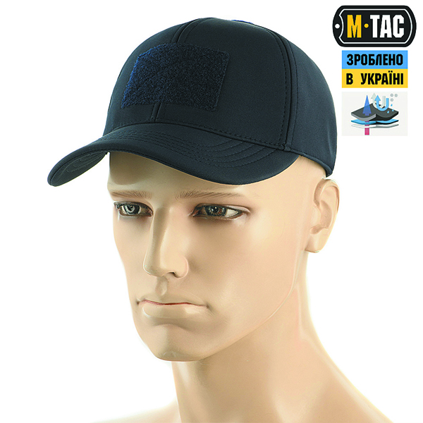 M-Tac бейсболка тактична Soft Shell Cold Weather Dark Navy Blue. Фото 4