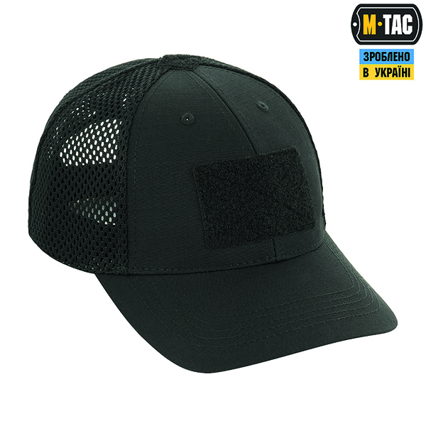 M-Tac бейсболка тактична з сіткою Elite Flex Black. Фото 4