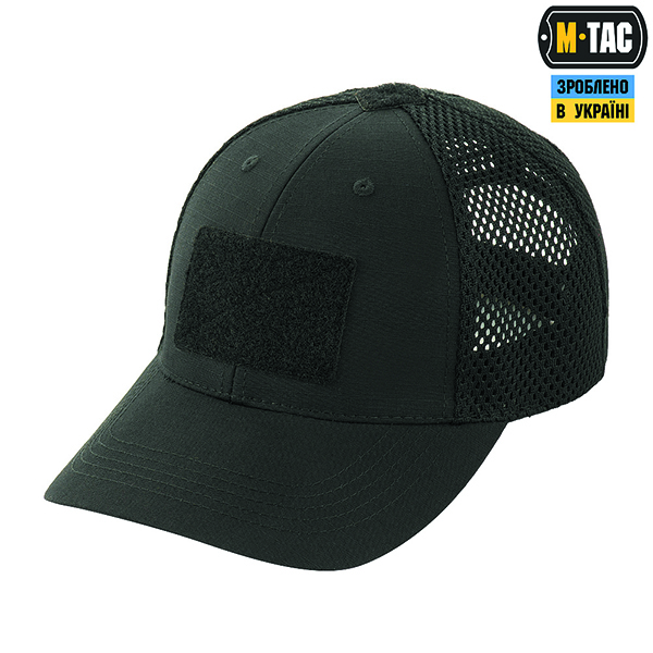 M-Tac бейсболка тактична з сіткою Elite Flex Black. Фото 5