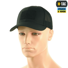 M-Tac бейсболка тактична з сіткою Elite Flex Black