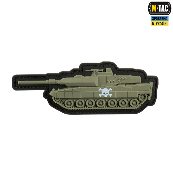 M-Tac нашивка Танк череп