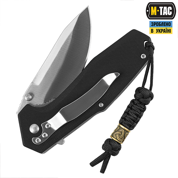M-Tac темляк Scandinavian Small Трикветр Black. Фото 2