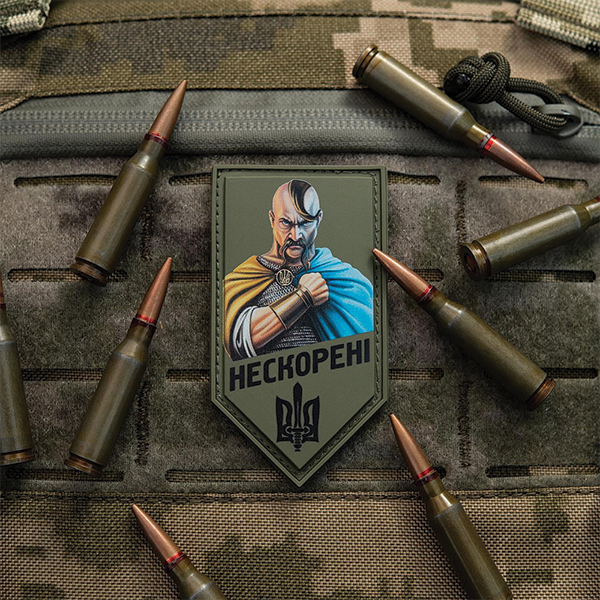 M-Tac нашивка Нескорені PVC Olive. Фото 2