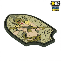 M-Tac нашивка Піка Валькірія PVC Olive