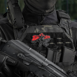 M-Tac нашивка Козацька Україна 3D PVC Red/Black. Фото 3