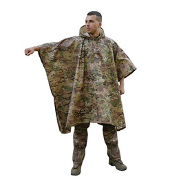 Пончо-дощовик із запаяними швами Waterproof Multicam