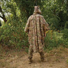 Пончо-дощовик із запаяними швами Waterproof Multicam. Фото 8