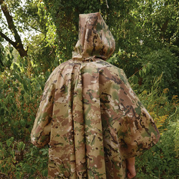Пончо-дощовик із запаяними швами Waterproof Multicam. Фото 9