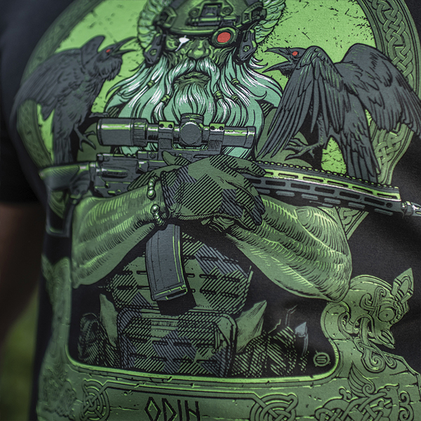 M-Tac футболка Odin Night Vision Black. Фото 17