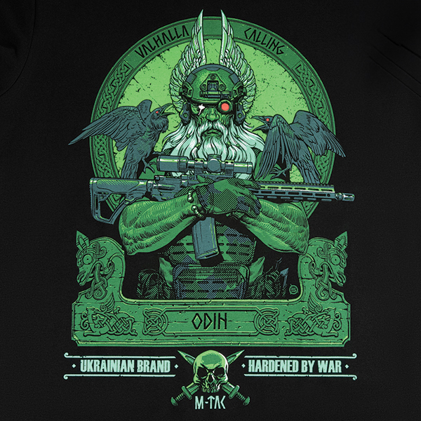M-Tac футболка Odin Night Vision Black. Фото 5