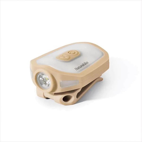 Ліхтар з кліпсою Naturehike NH21ZM013 бежевий