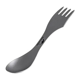 Ложка-виделка-ніж Naturehike Titanium NH19T012 титан