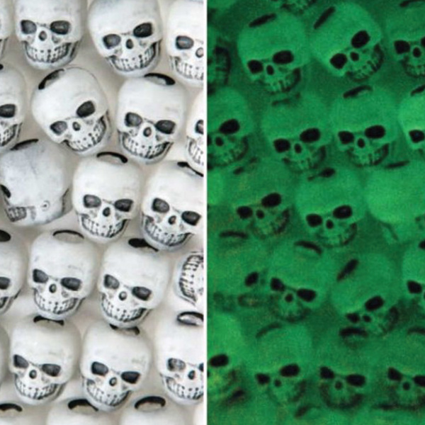 Бусина Haloween Glow in The Dark . Фото 2