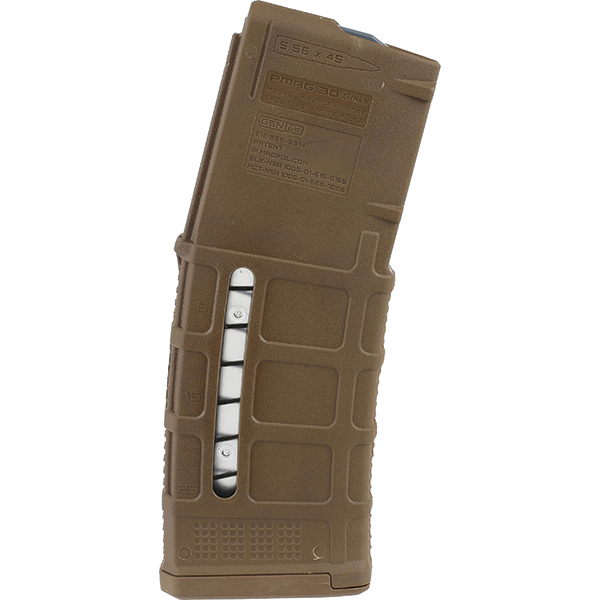 Магазин Magpul PMAG G3 кал. 223 Rem 30 патр з вікном пісочний. Фото 3