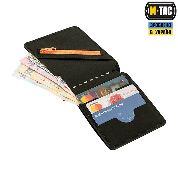 M-Tac гаманець Slim Elite Gen. II Black/Orange. Фото 2