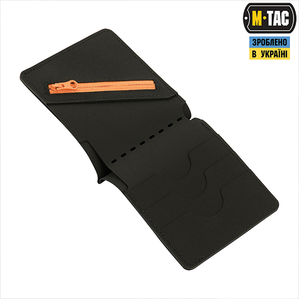 M-Tac гаманець Slim Elite Gen. II Black/Orange. Фото 3