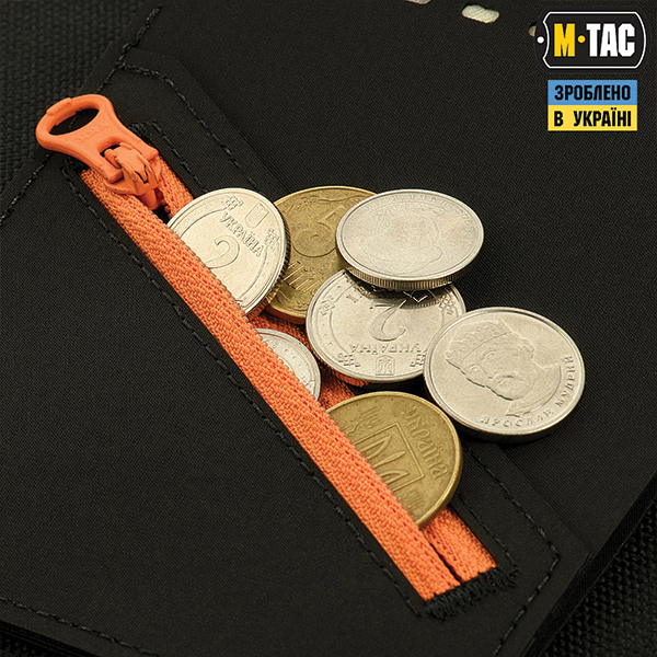 M-Tac гаманець Slim Elite Gen. II Black/Orange. Фото 7