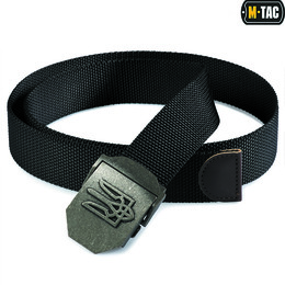 M-Tac ремінь з Тризубом Black