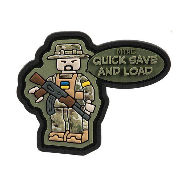 M-Tac нашивка Quick Save (PVC) MC