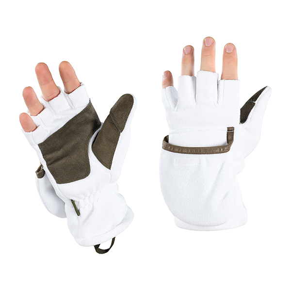 M-Tac рукавички безпалі з клапаном Winter 270 White