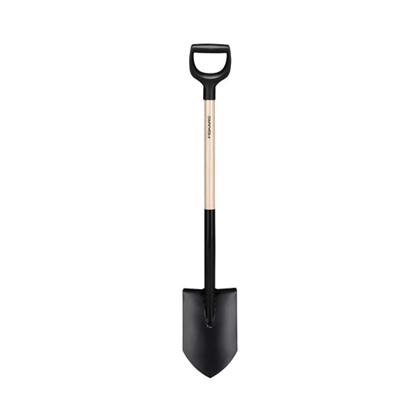 Лопата з дерев’яною ручкою Fiskars Solid