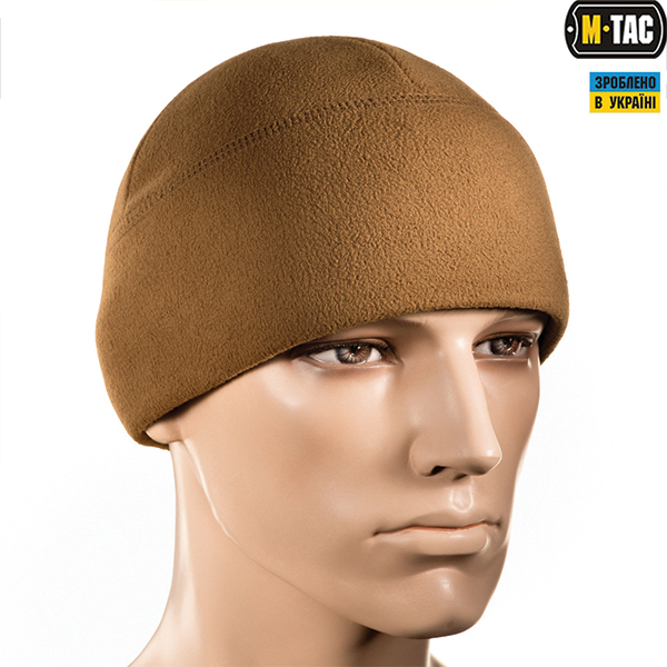 M-Tac шапка Watch Cap Elite фліс (260г/м2) with Slimtex Coyote Brown. Фото 3