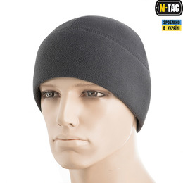 M-Tac шапка Watch Cap Elite фліс (260г/м2) with Slimtex Dark Grey