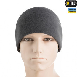 M-Tac шапка Watch Cap Elite фліс (260г/м2) with Slimtex Dark Grey