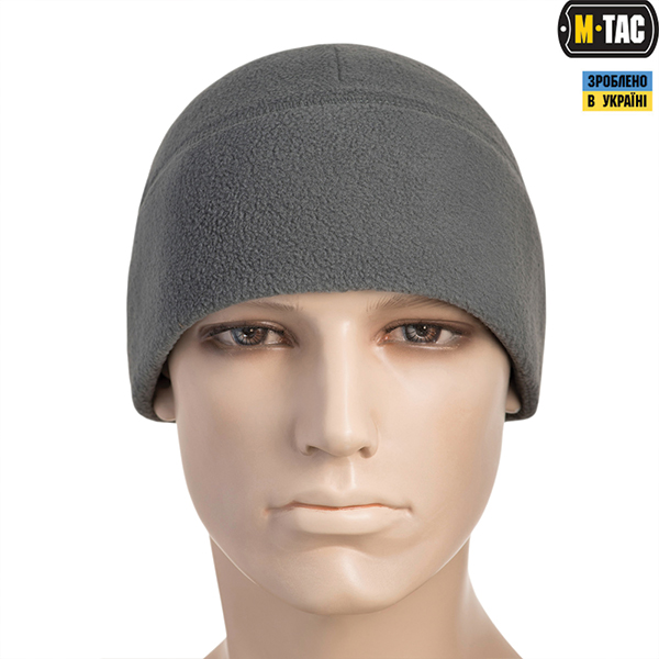 M-Tac шапка Watch Cap Elite фліс (260г/м2) with Slimtex Grey. Фото 2