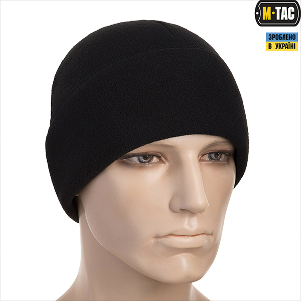 M-Tac шапка Watch Cap фліс (330г/м2) with Slimtex Black. Фото 3