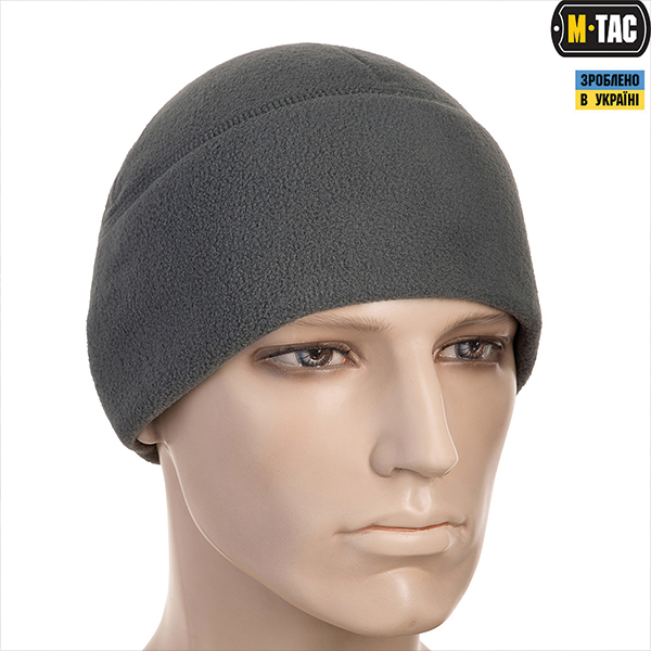 M-Tac шапка Watch Cap фліс (330г/м2) сіра. Фото 3
